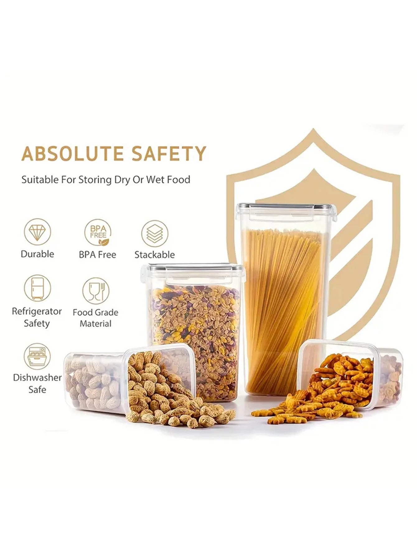 ATMDOG 42 Pack Sealed Food Storage Containers With Lids