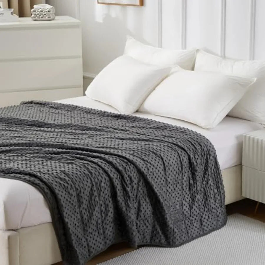 Weighted Blanket For Adults 15 Lbs All Season Comfort