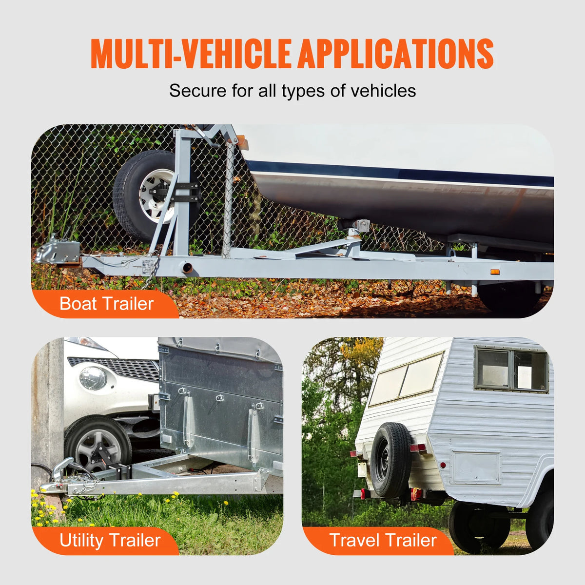 SucceBuy 160 Lb Spare Tire Carrier For Trailers And RVs