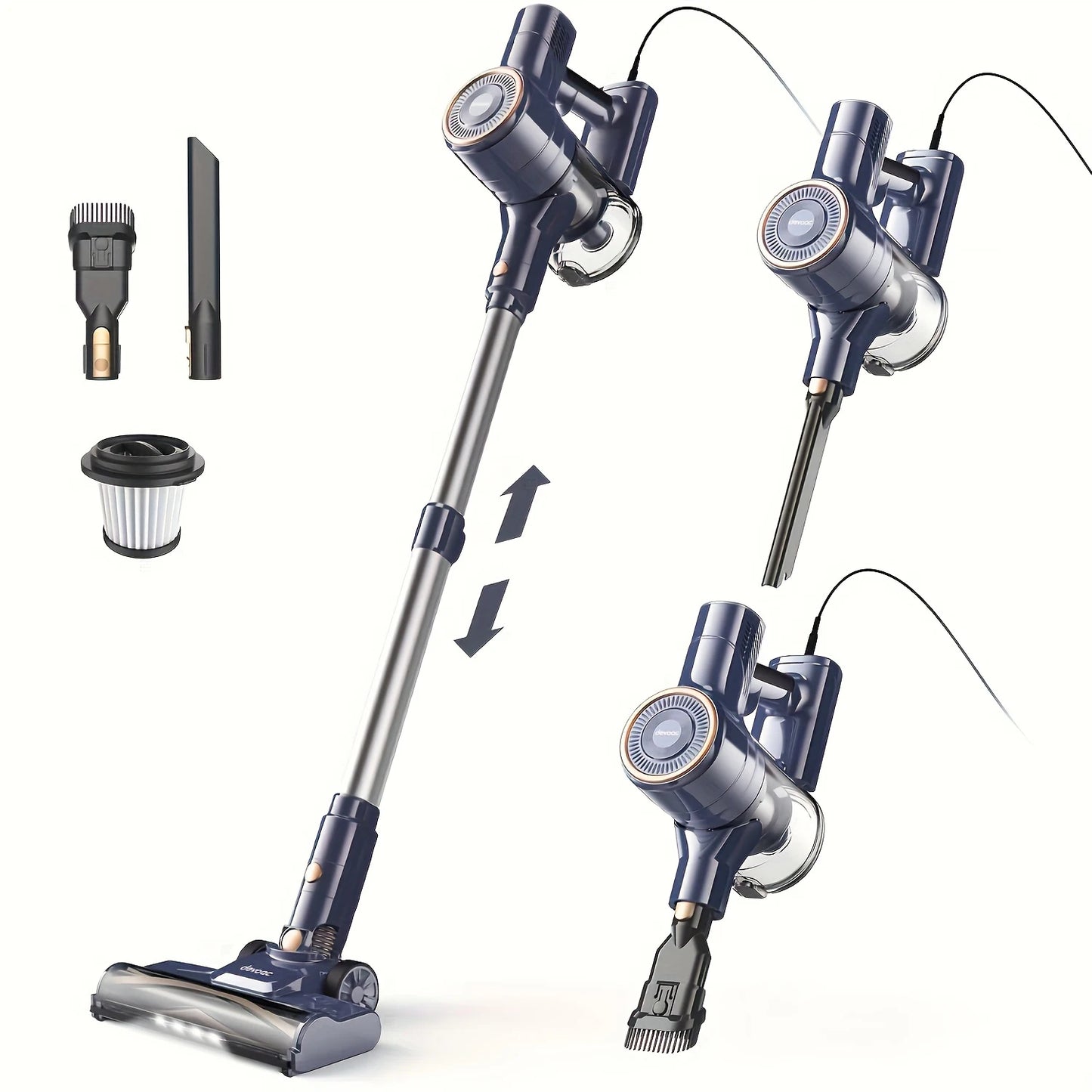 INSE I8 Corded Vacuum Cleaner 6in1 Lightweight For Pet Hair
