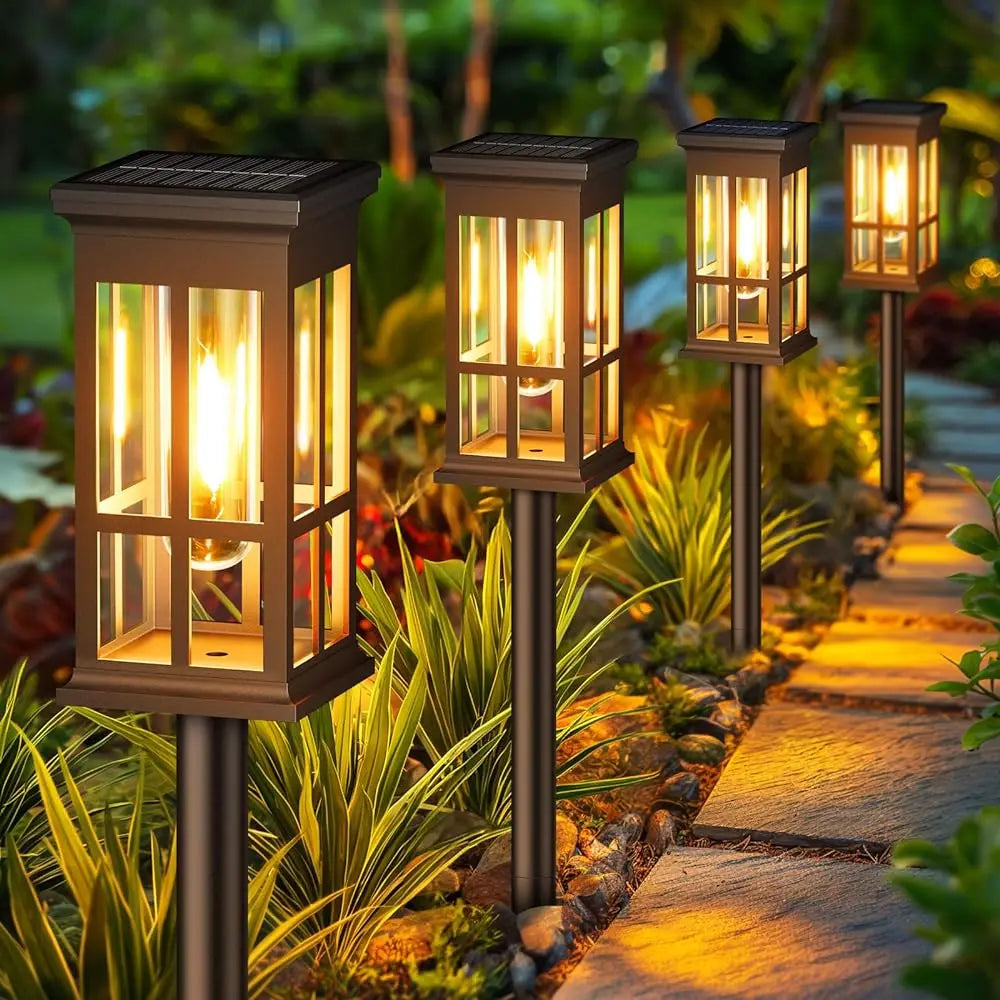 Solar Pathway Light LED Outdoor Waterproof Landscape Lamp IP65
