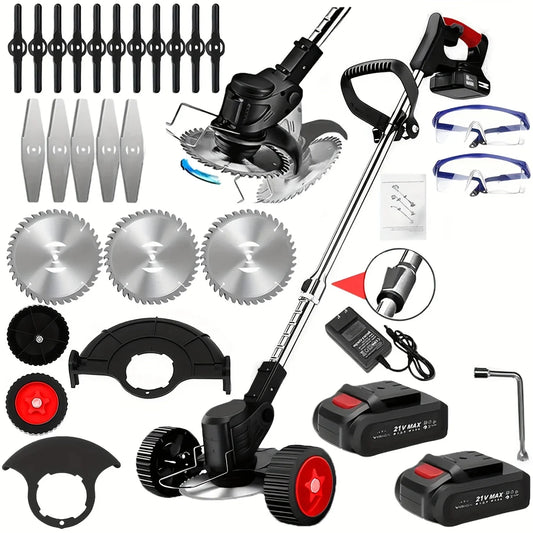 2025 Cordless Lawn Trimmer Weed Cutter Garden Brush Edger