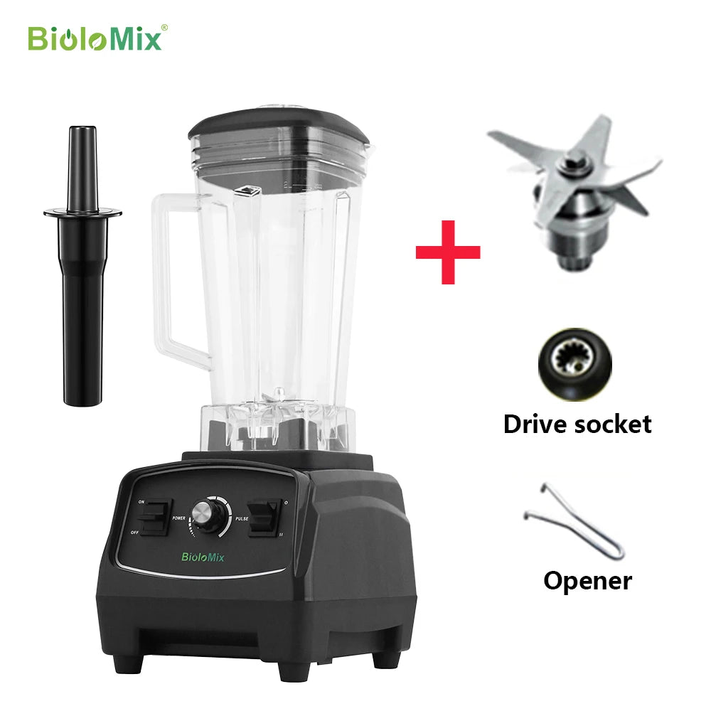 Biolomix Heavy Duty 2200W Blender Mixer Juicer For Commercial Use