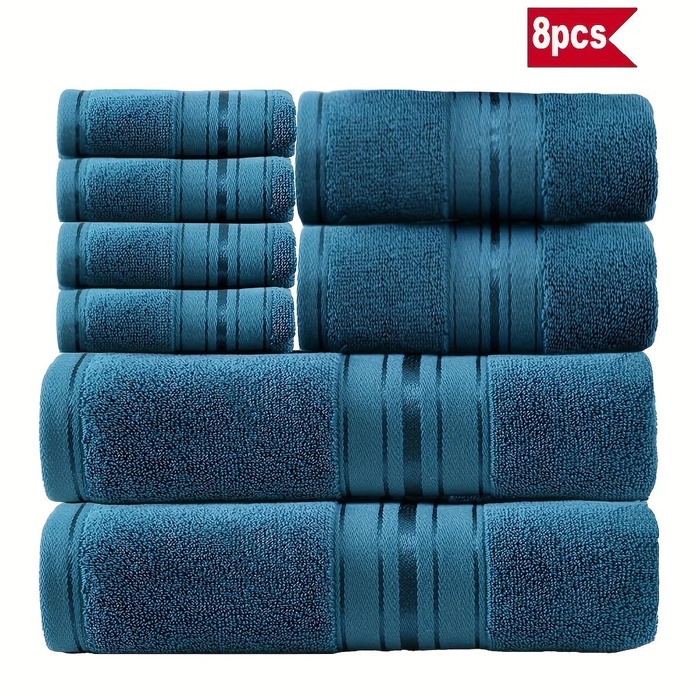 Majestic Plush 8 Piece Luxury Towel Set