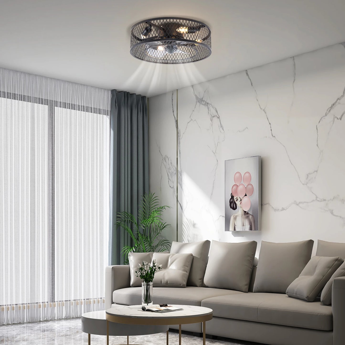 Pendant Light Fixture With E27 Socket For Living Rooms