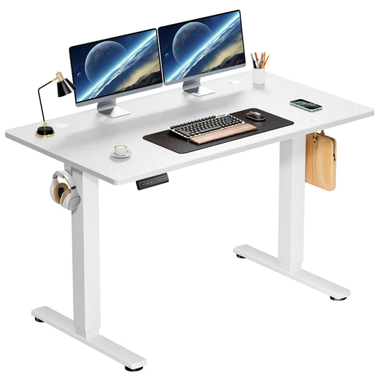 JHK Electric Standing Desk Height Adjustable Workstation For Office