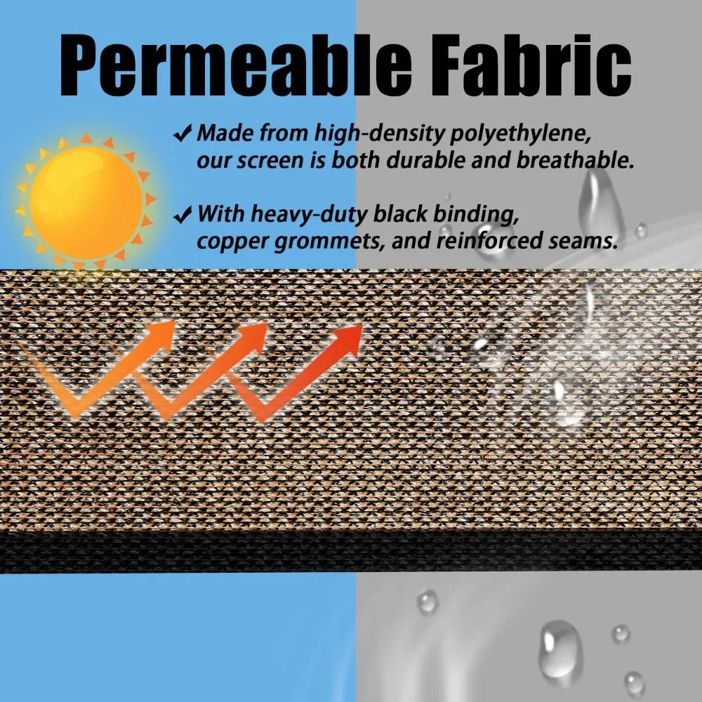 Privacy Fence Screen Mesh Shade Net For Garden Patio