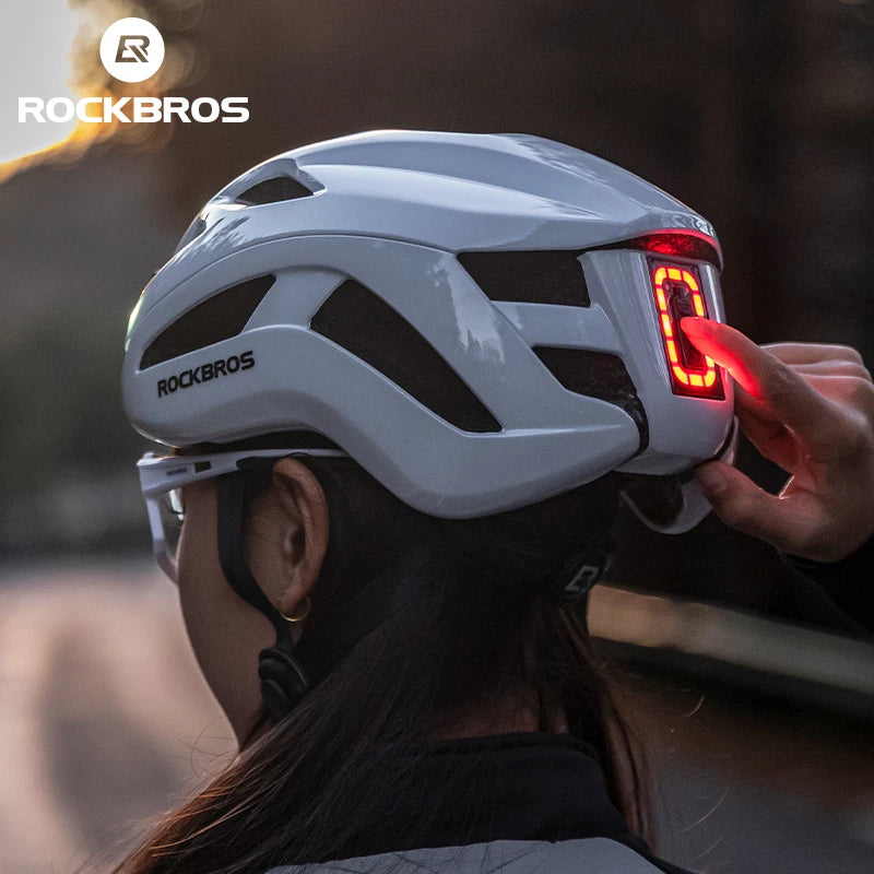 ROCKBROS Cycling Helmet Front Light Type C Charging LED