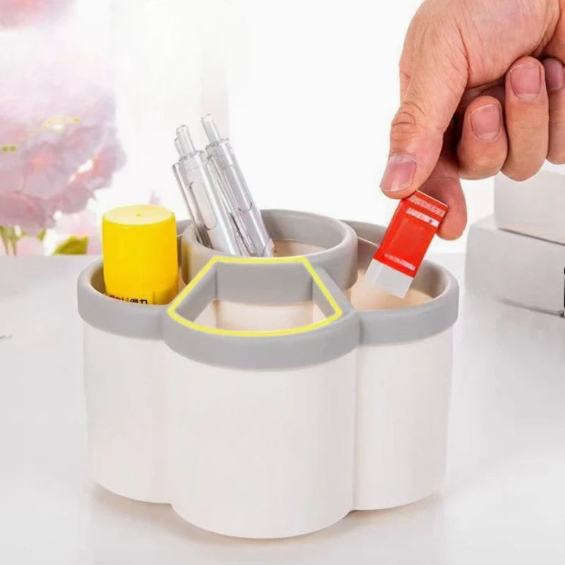 360 Degree Rotating Pen Holder Desk Organizer Large Capacity