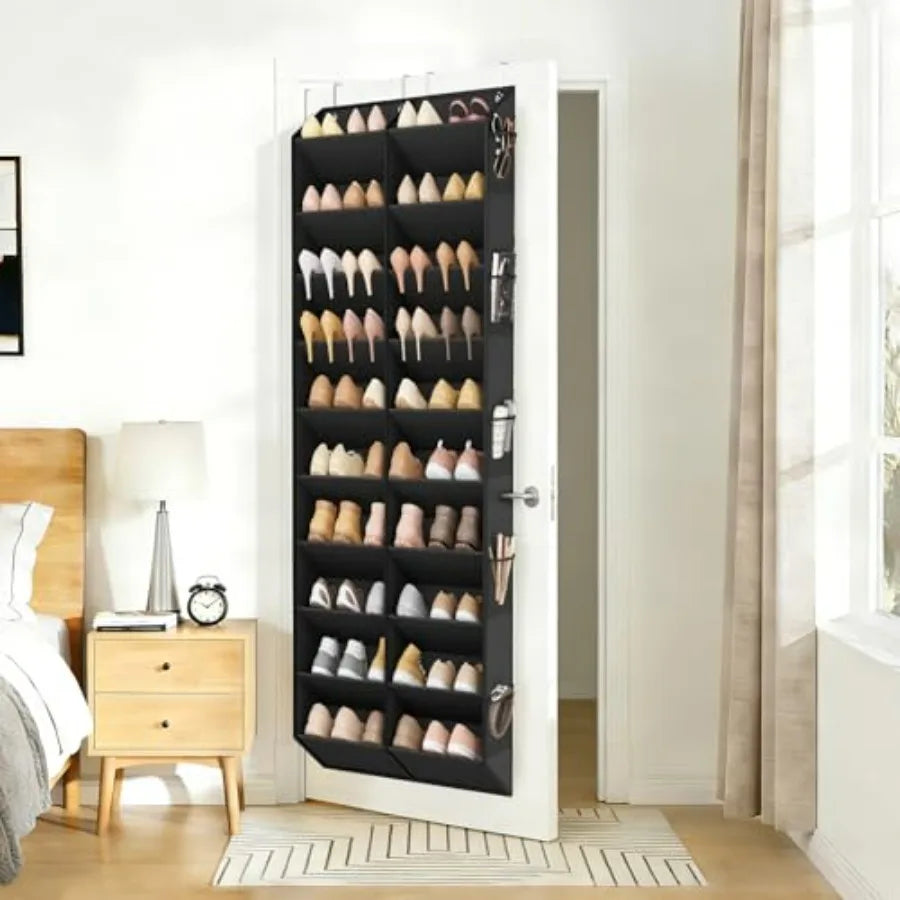 Over The Door Hanging Shoe Organizer For Closet Doors