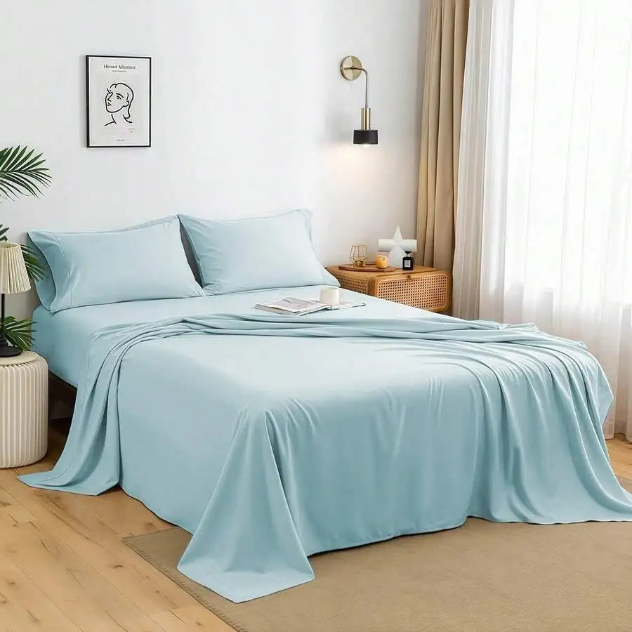18 Inch Queen Sheets Deep Pocket 4 Piece Set
