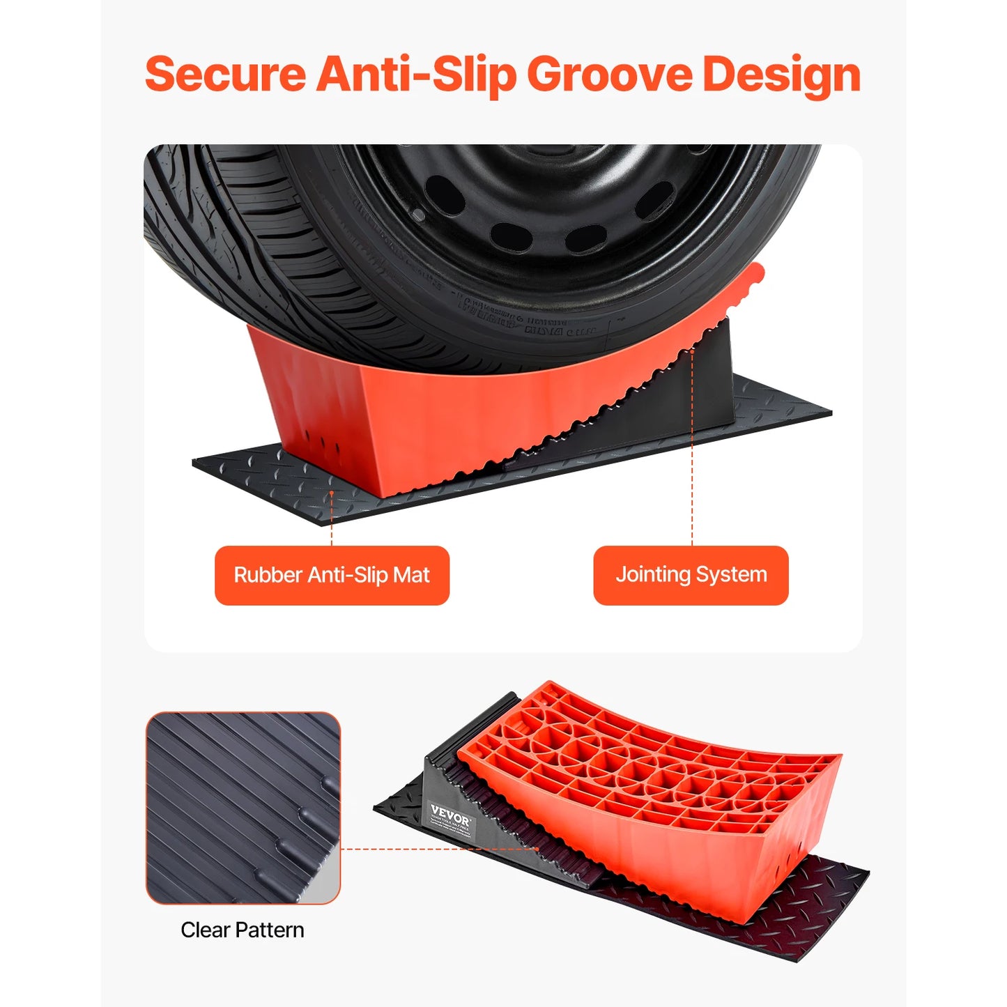 SucceBuy RV Leveling Blocks Kit With Anti Slip Mat Bag