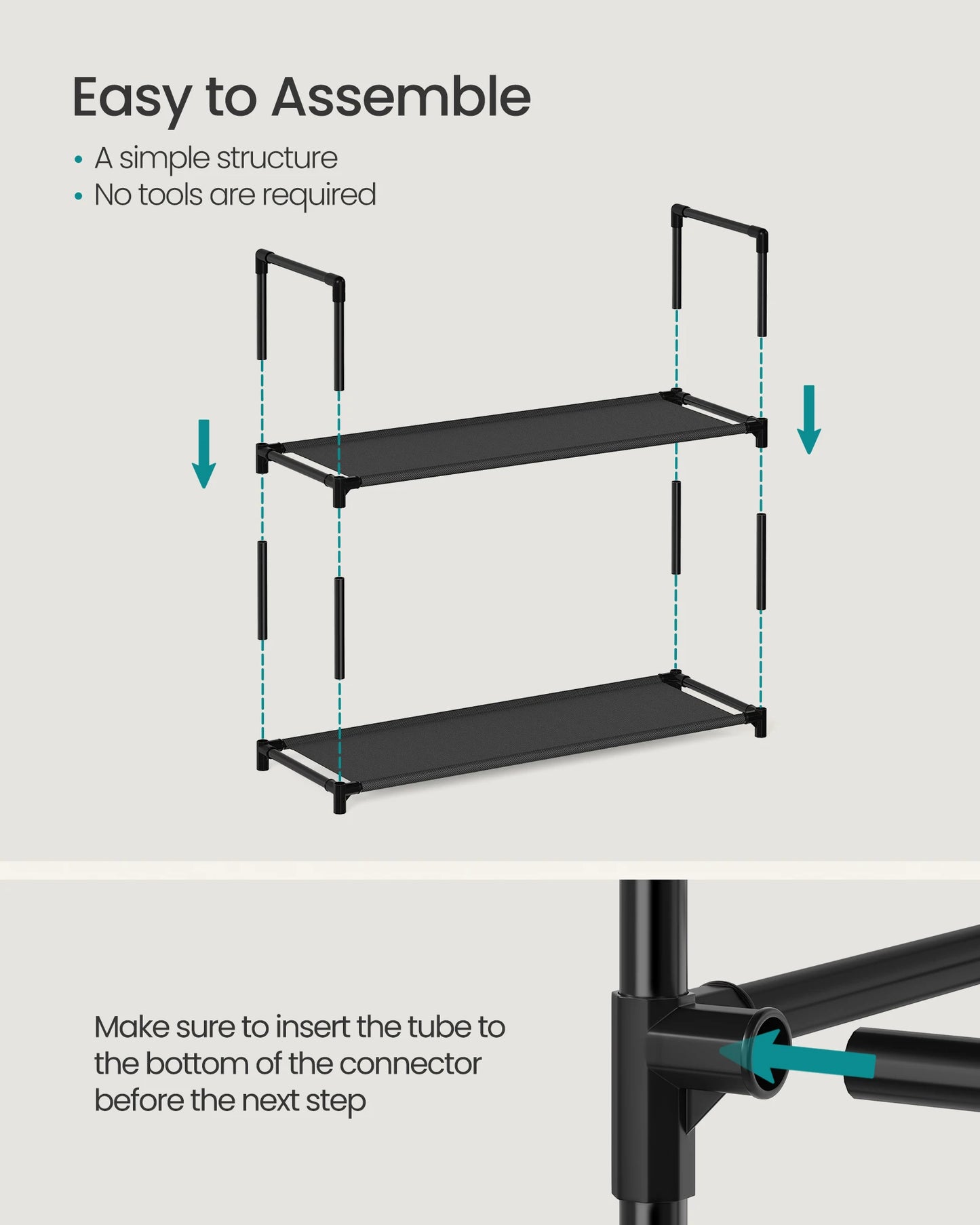 Songmics 10-Tier Shoe Rack Storage Organizer For Home