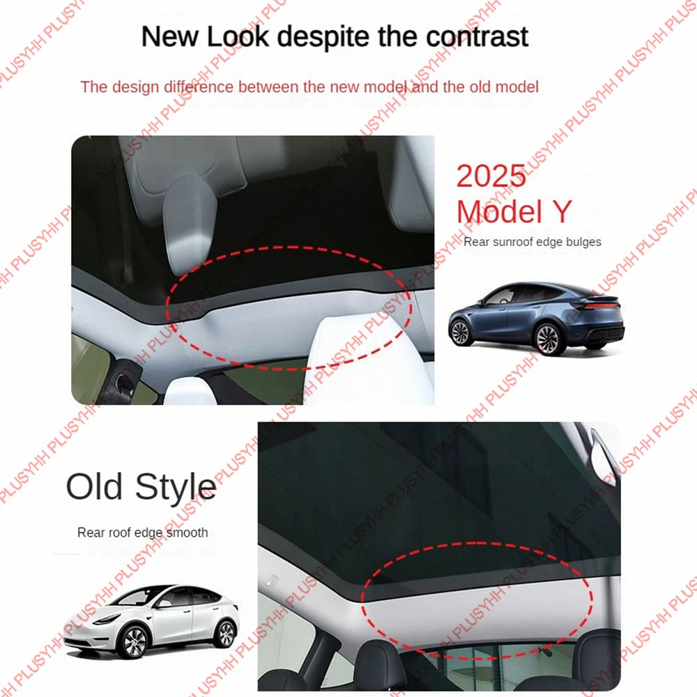 Juniper Sunshades Tesla Model Y Glass Shade Front Rear Skylight Insulation