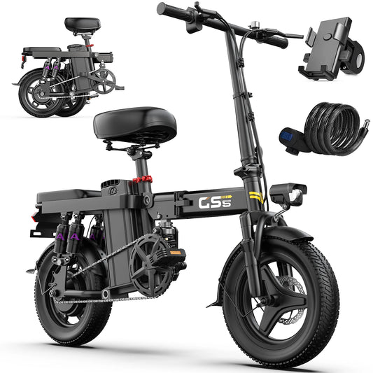 UPlee GS5 48V 15Ah Folding Electric Bike 20 Miles Max