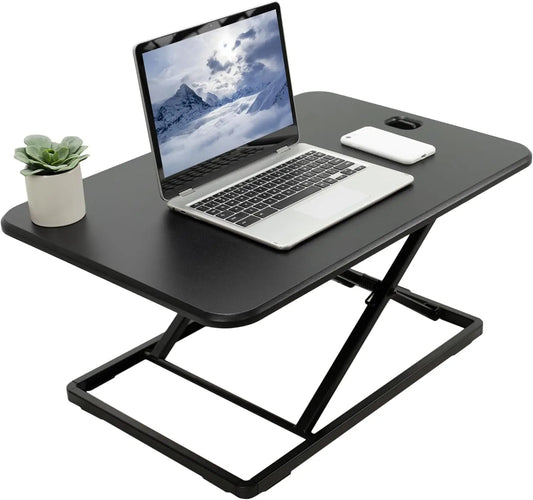 Ultra Slim Single Top Height Adjustable Standing Desk Riser