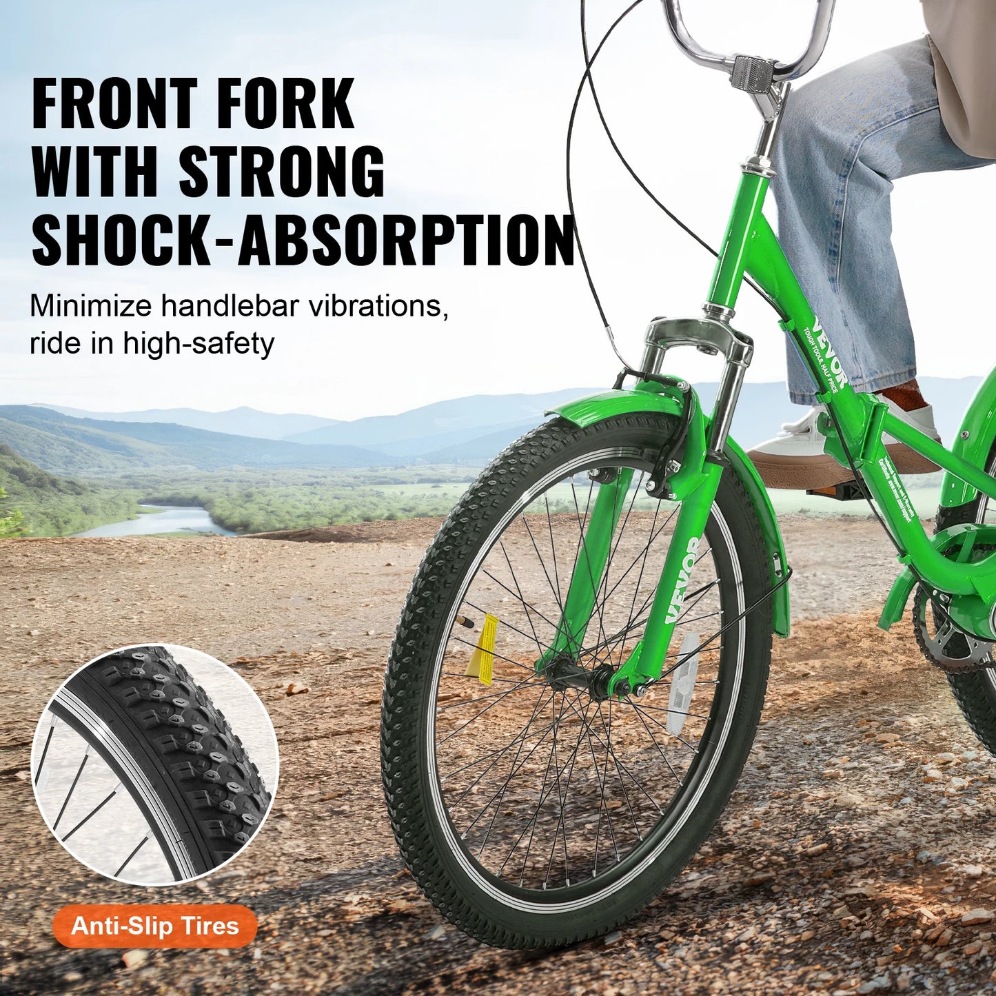 SucceBuy Steel Compact Adult Folding Tricycle For Stable Travel