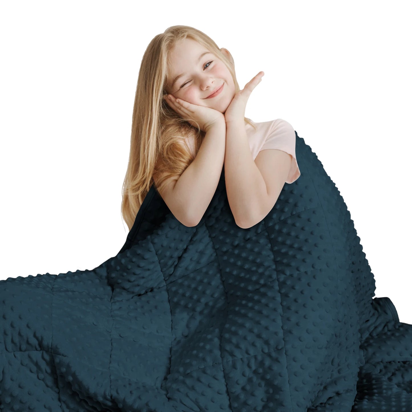 Huloo Sleep All Season Weighted Minky Throw Blanket