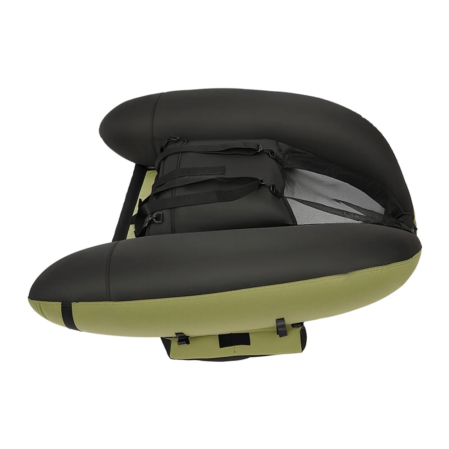 Inflatable Fishing Boat Waterproof 130kg Load Capacity With Hand Pump