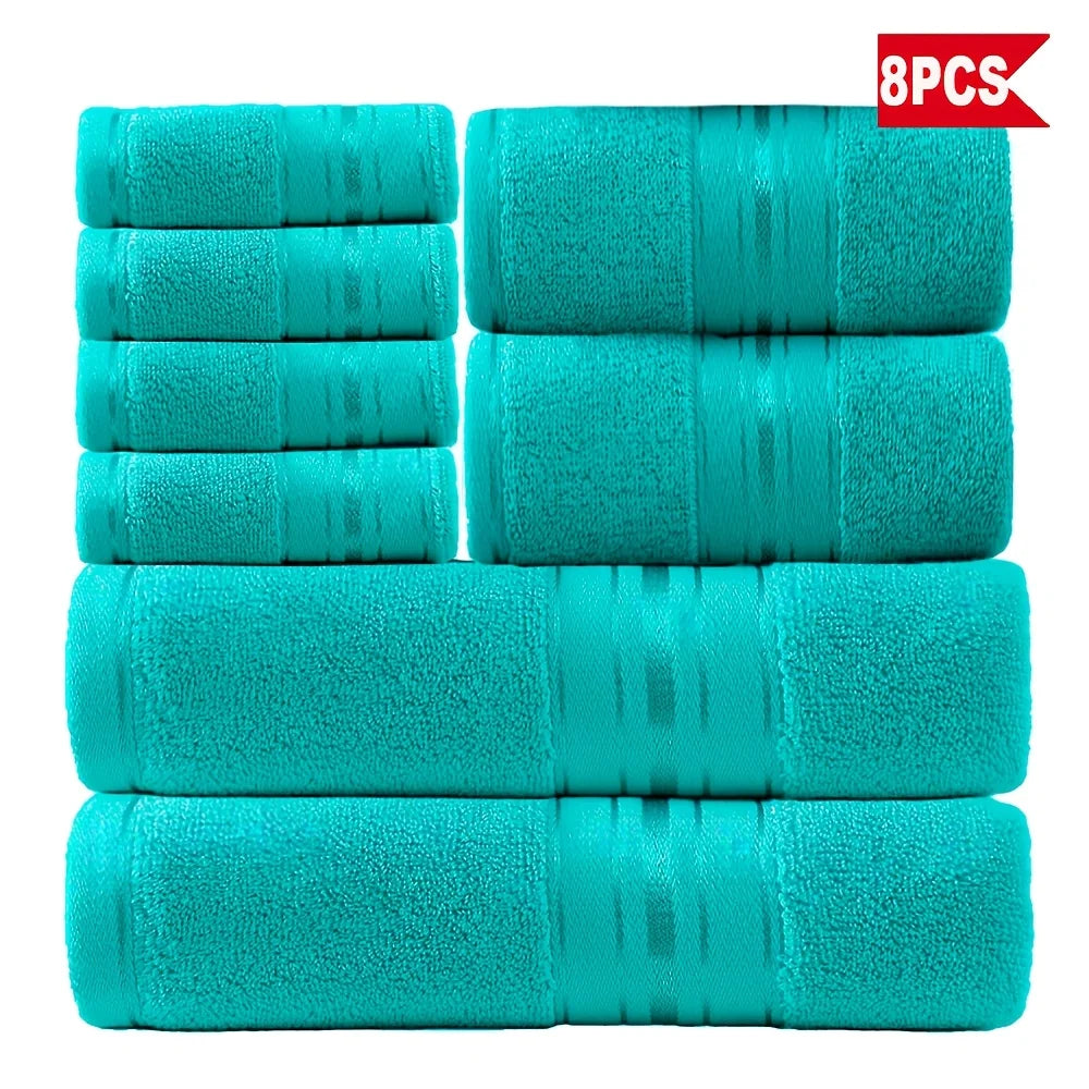 Majestic Plush 8 Piece Luxury Towel Set