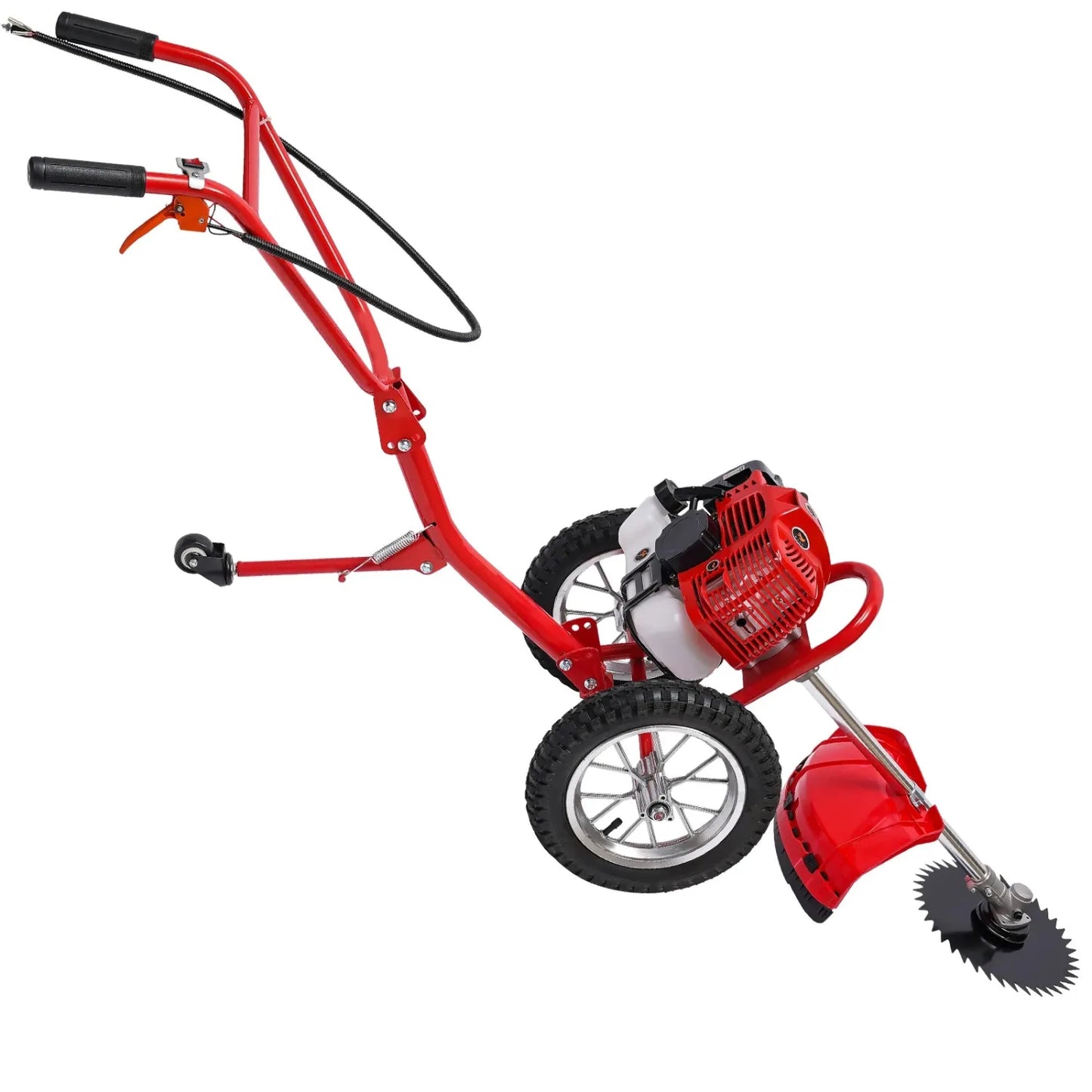 49cc 2 Stroke Gas Weed Eater Walk Behind Trimmer For Gardens