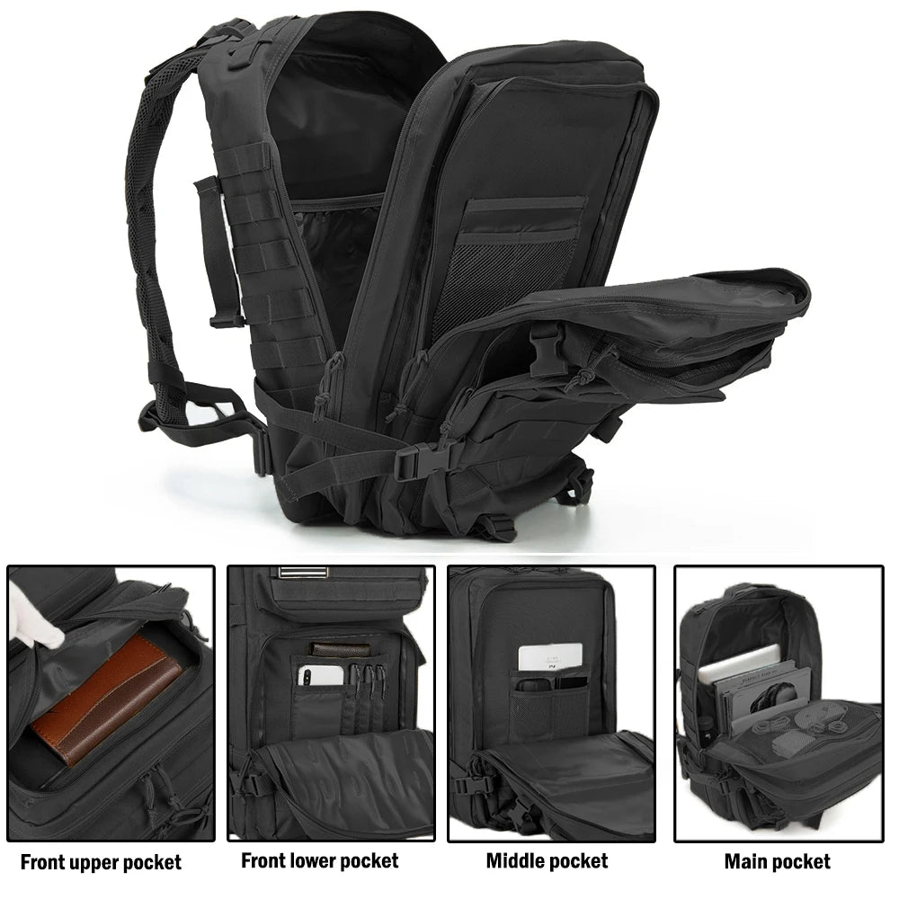 ReFire Gear Tactical Backpack Molle System For Outdoor Trekking Camping