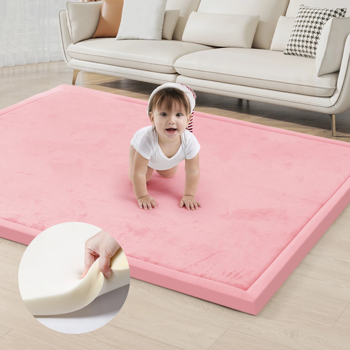 PaPaMat Memory Foam Playpen Mat For Kids