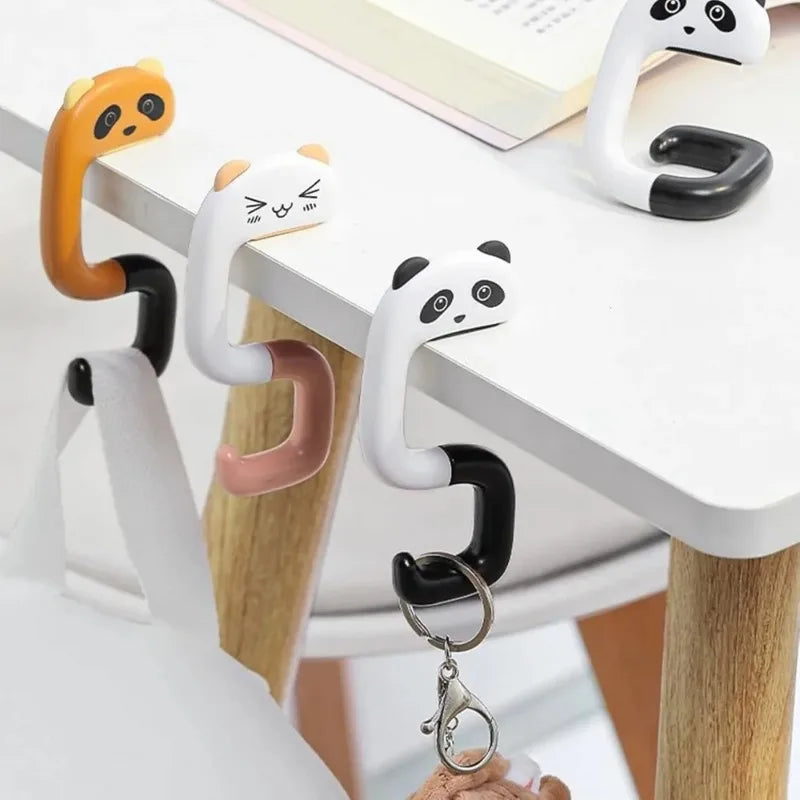 Portable Pink Handbag Hook For Desks And Offices