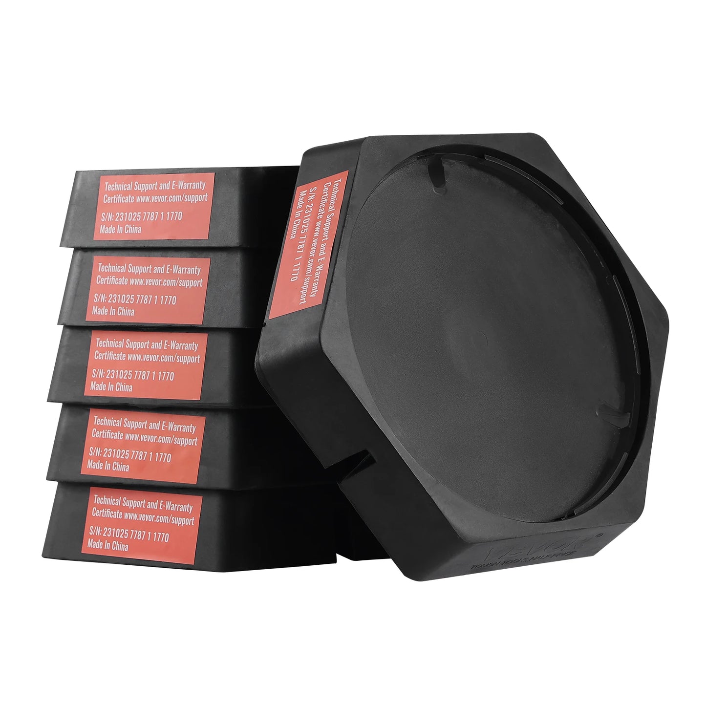 SucceBuy RV Leveling Pads Round Landing Feet Rubber Jack Stabilizers