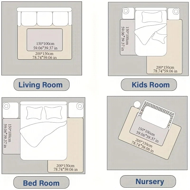 PaPaMat Memory Foam Playpen Mat For Kids