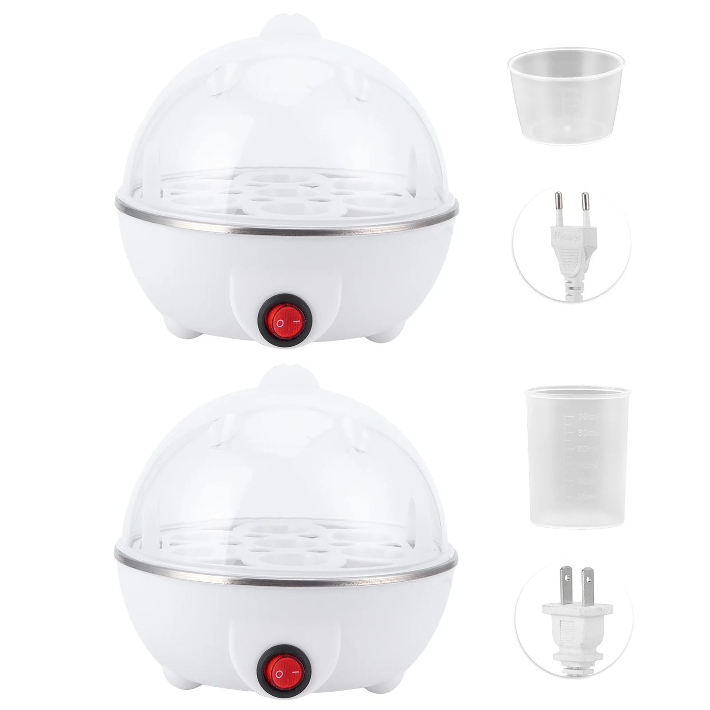 Romellar Electric Egg Boiler Multifunctional Cooker Poacher for Kitchen