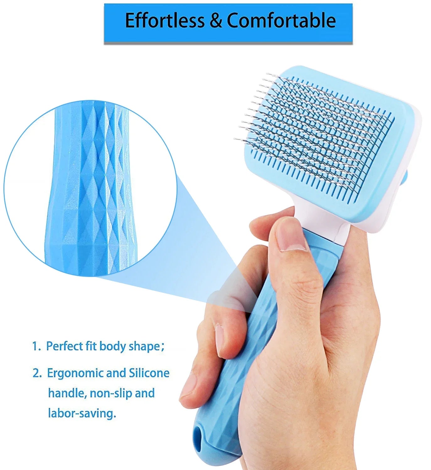 Dog Hair Remover Brush For Cats And Dogs Grooming Comb