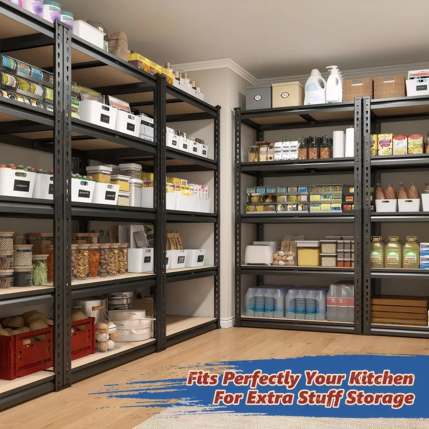Garage Storage Shelving Rack Heavy Duty 2000 Lbs Capacity