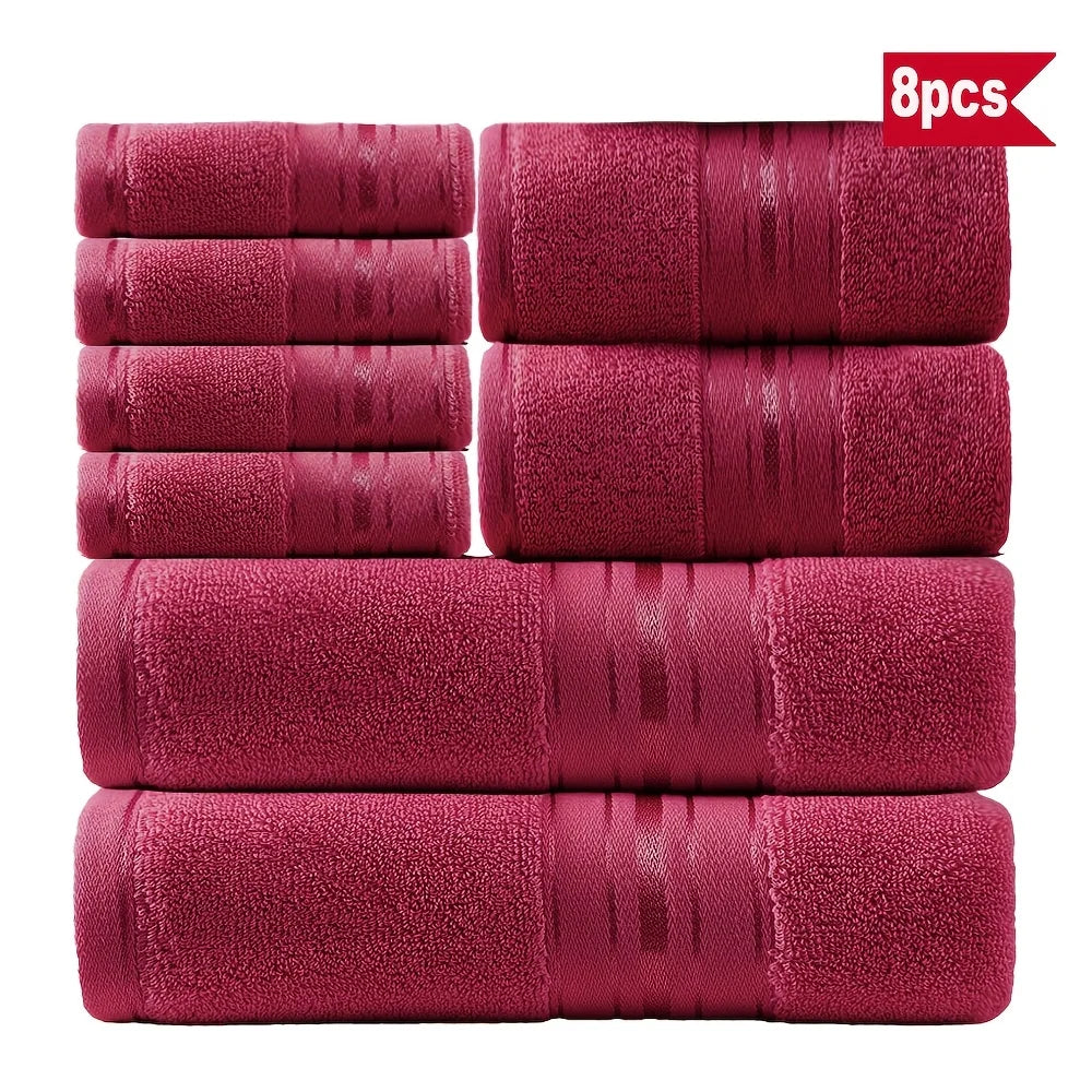Majestic Plush 8 Piece Luxury Towel Set