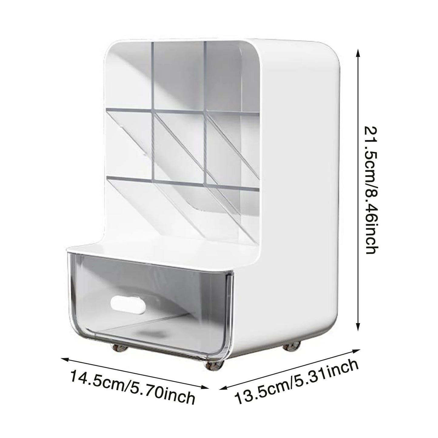 Oblique Pen Holder Desk Organizer For School And Office Supplies