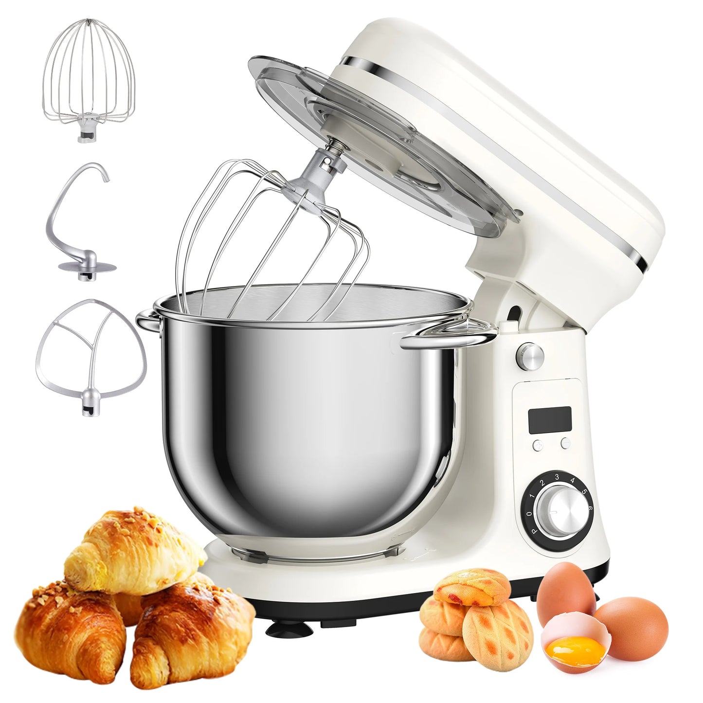 Biolomix Kitchen Stand Mixer With Blender Quiet Motor 6-Speed