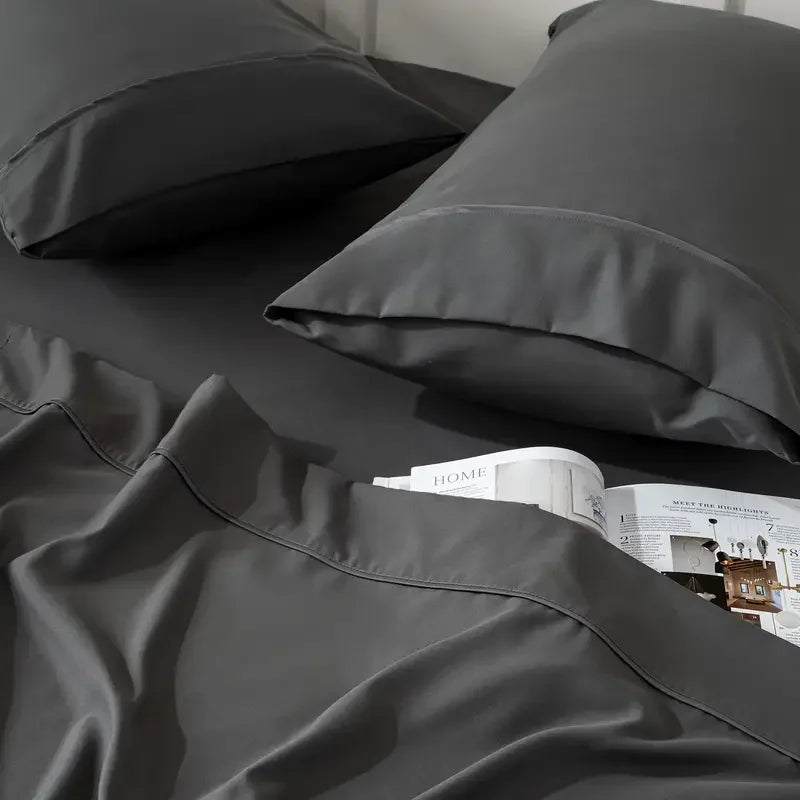 Bamboo Queen Bed Sheet Set For Hot Sleepers