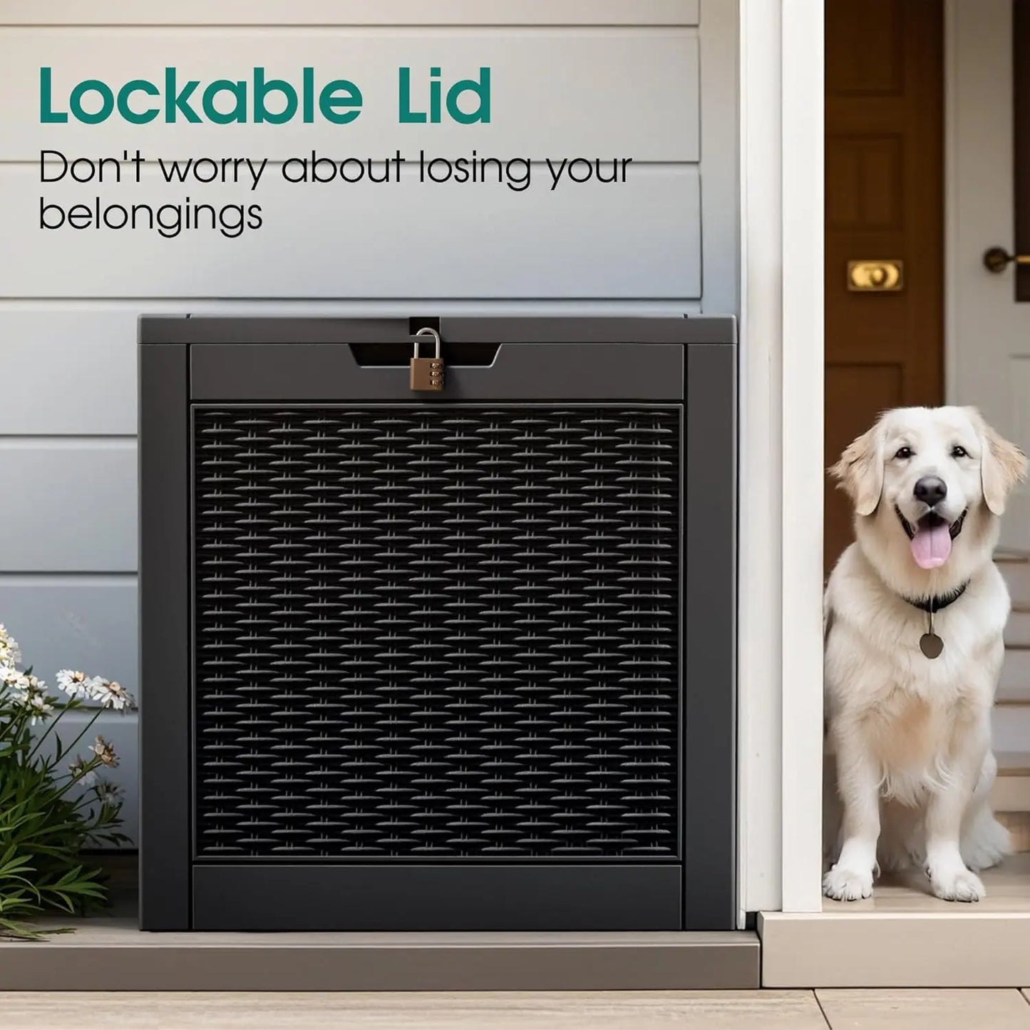 DCNB Lockable Outdoor Package Delivery Box Waterproof Parcel Drop