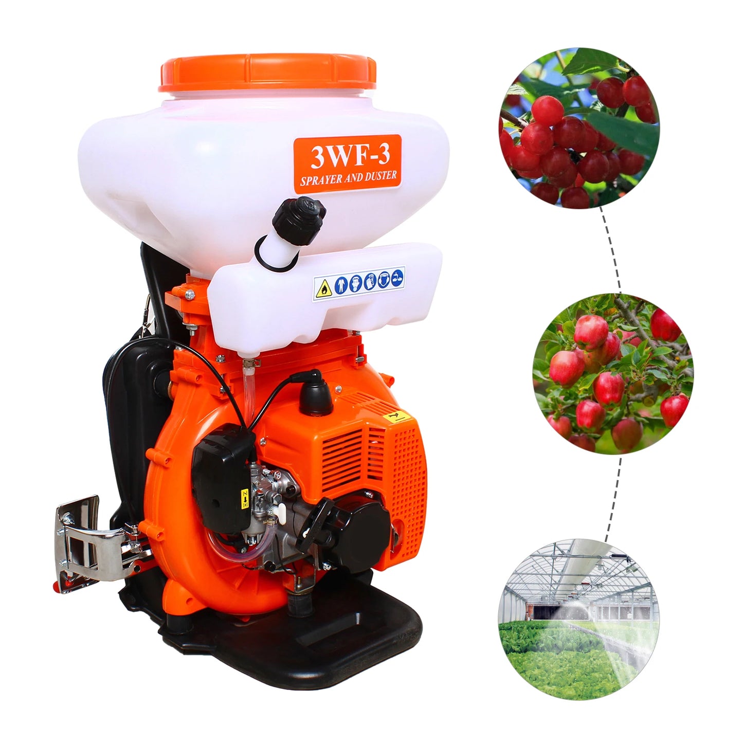 Gas Powered Backpack Sprayer 41.5cc 2.13kW Fogger for Garden