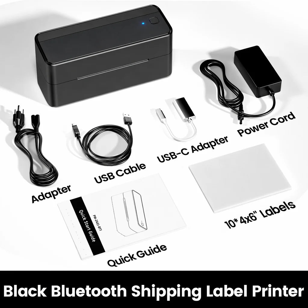 Phomemo Bluetooth Thermal Label Printer Wireless Small Shipping 4X6 App Control