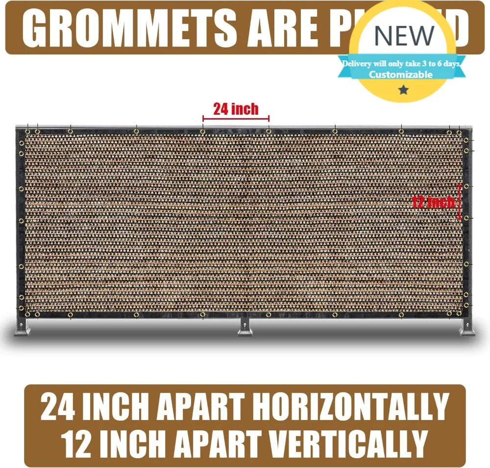 Privacy Fence Screen Mesh Shade Net For Garden Patio