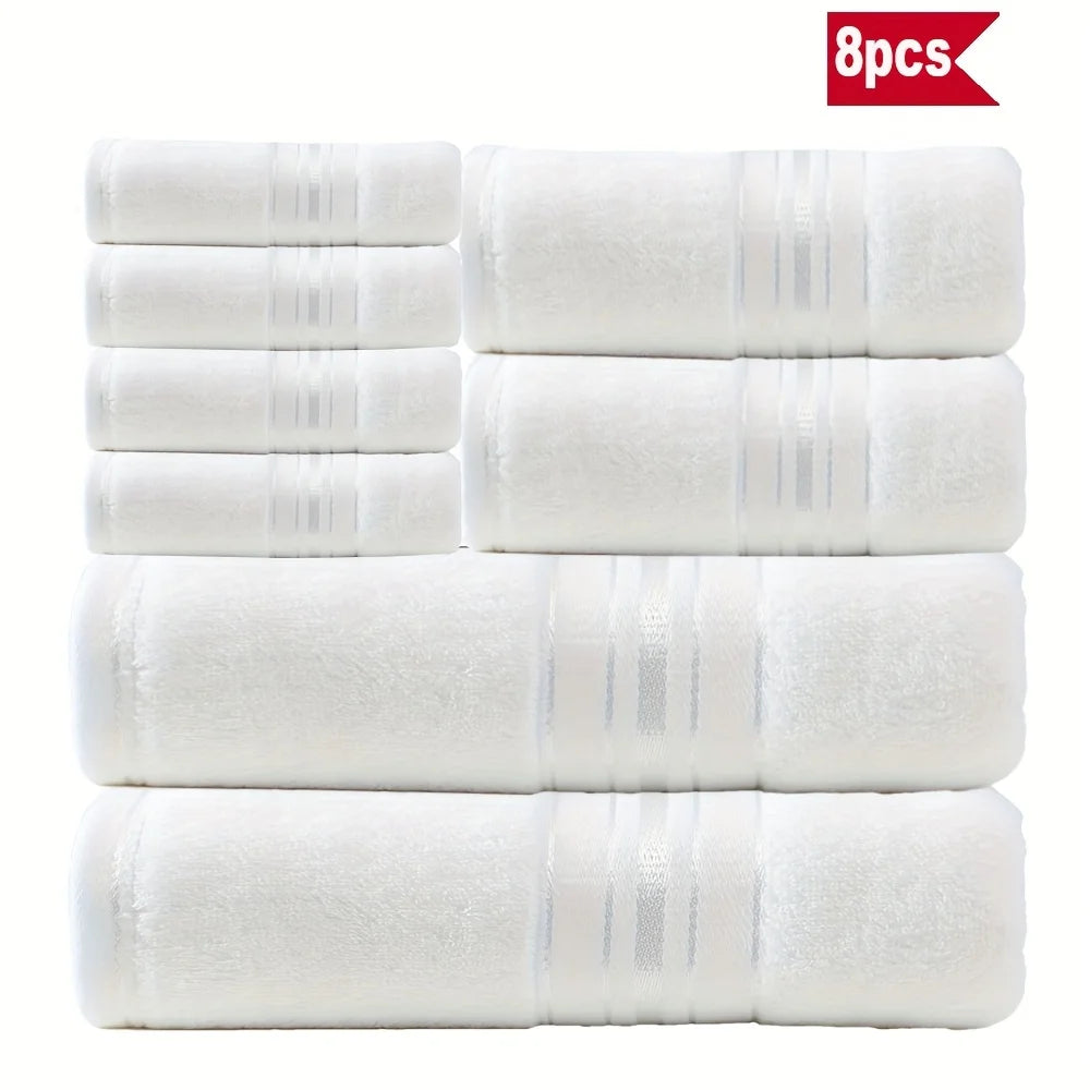 Majestic Plush 8 Piece Luxury Towel Set