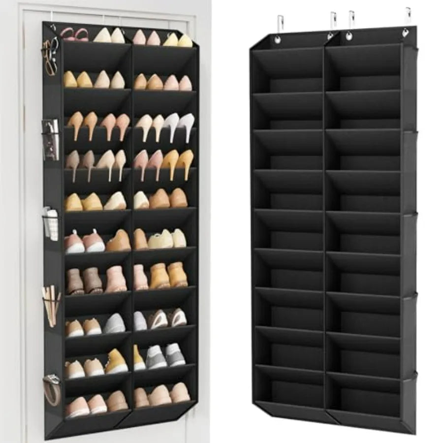 Over The Door Hanging Shoe Organizer For Closet Doors