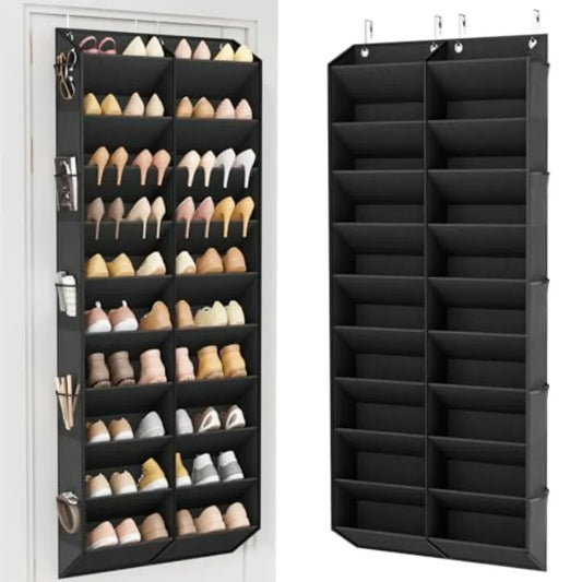 Over The Door Hanging Shoe Organizer For Closet Doors