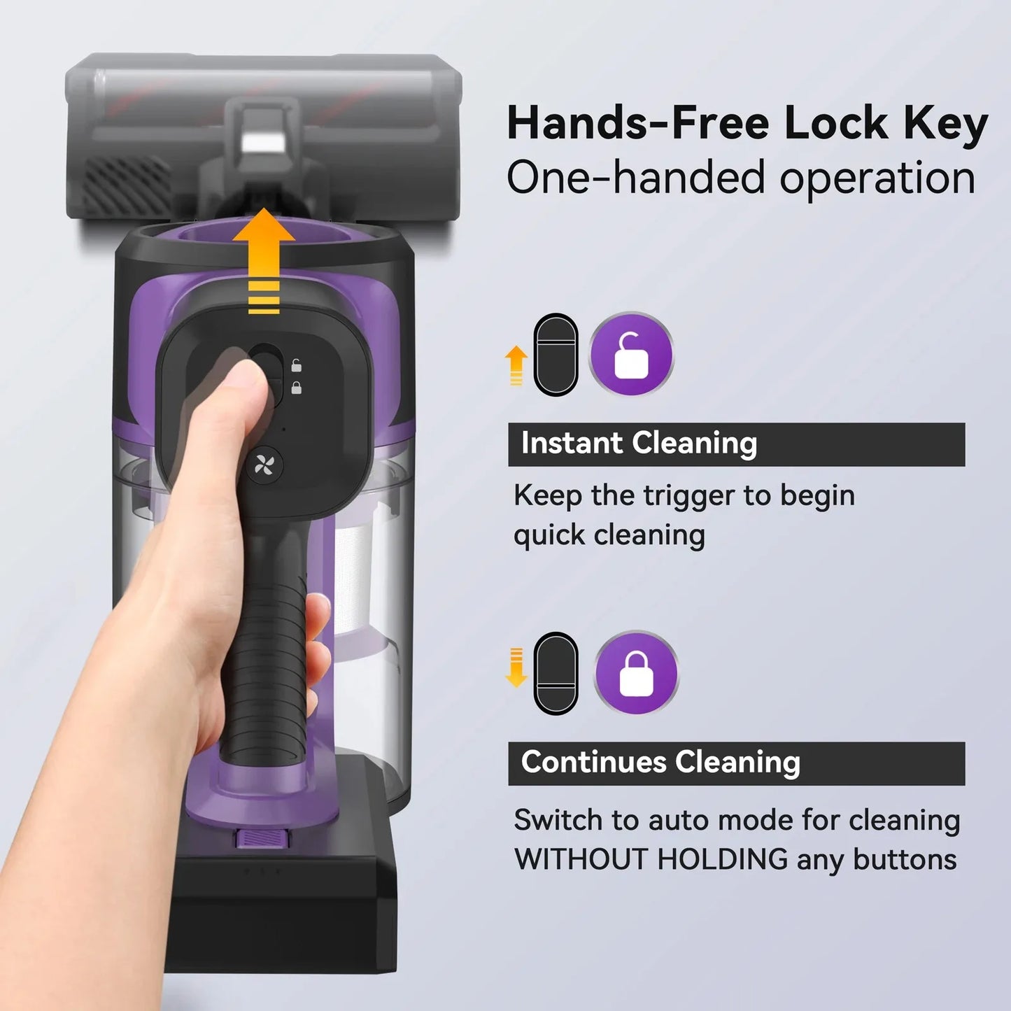 INSE S10 Cordless Vacuum Cleaner 6In1 Pet Hair Power