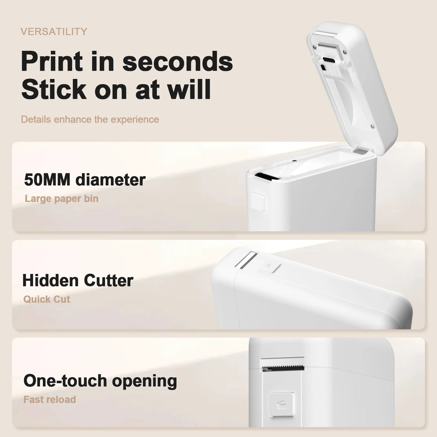 TakeYou Label Maker Bluetooth Printer for Home Office Organization