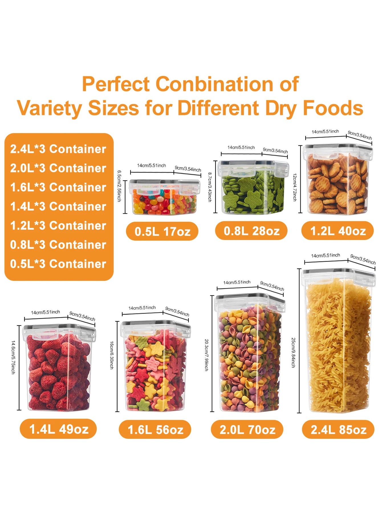 ATMDOG 42 Pack Sealed Food Storage Containers With Lids