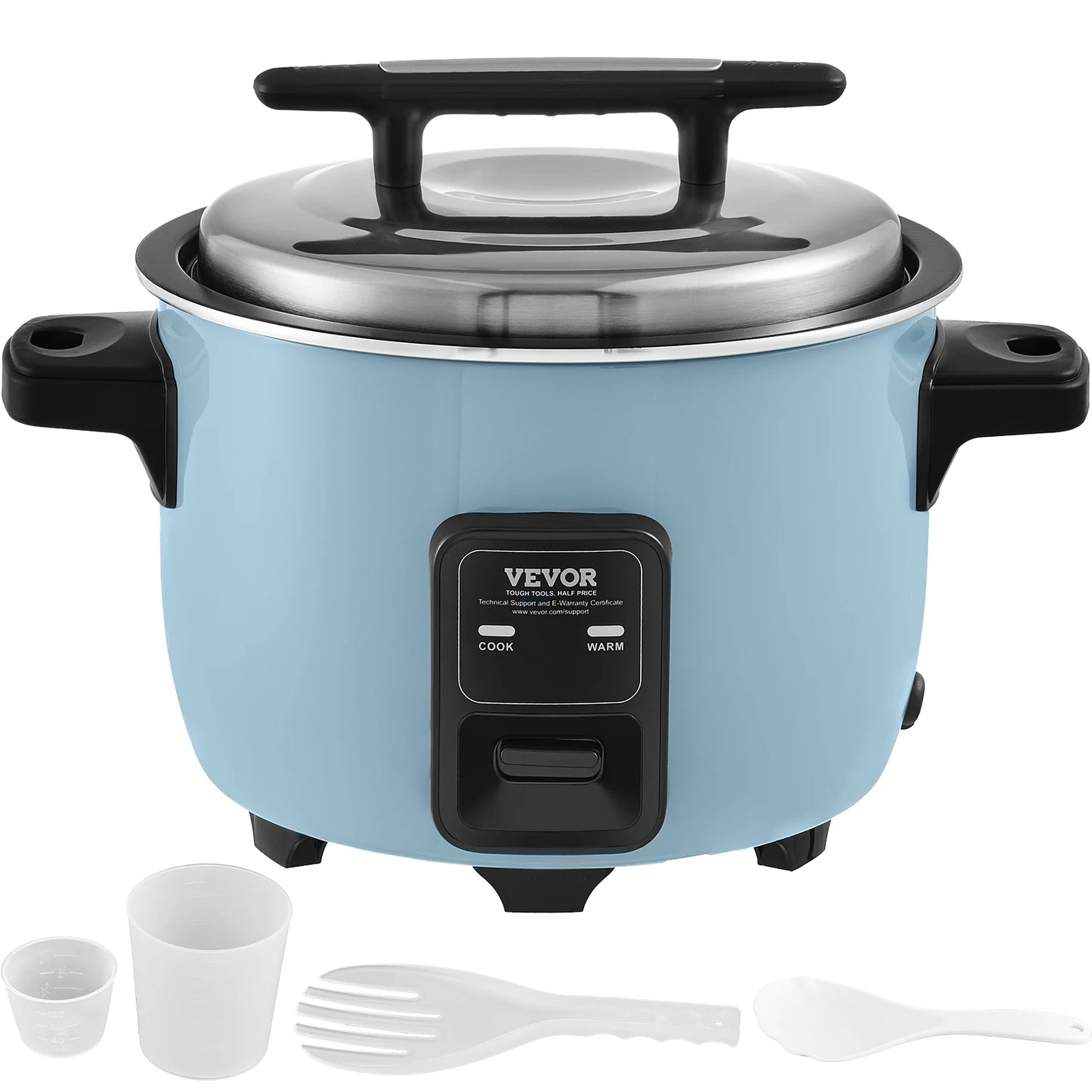VEVOR 8L 10L 13L Commercial Rice Cooker With Nonstick Pot