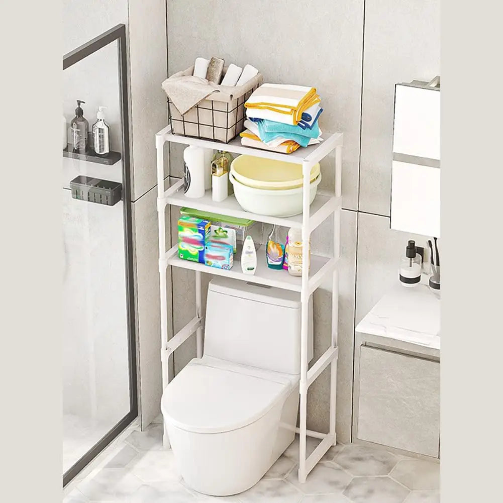 TWISTER.CK Over The Toilet Storage Cabinet 3-Tier Freestanding Organizer