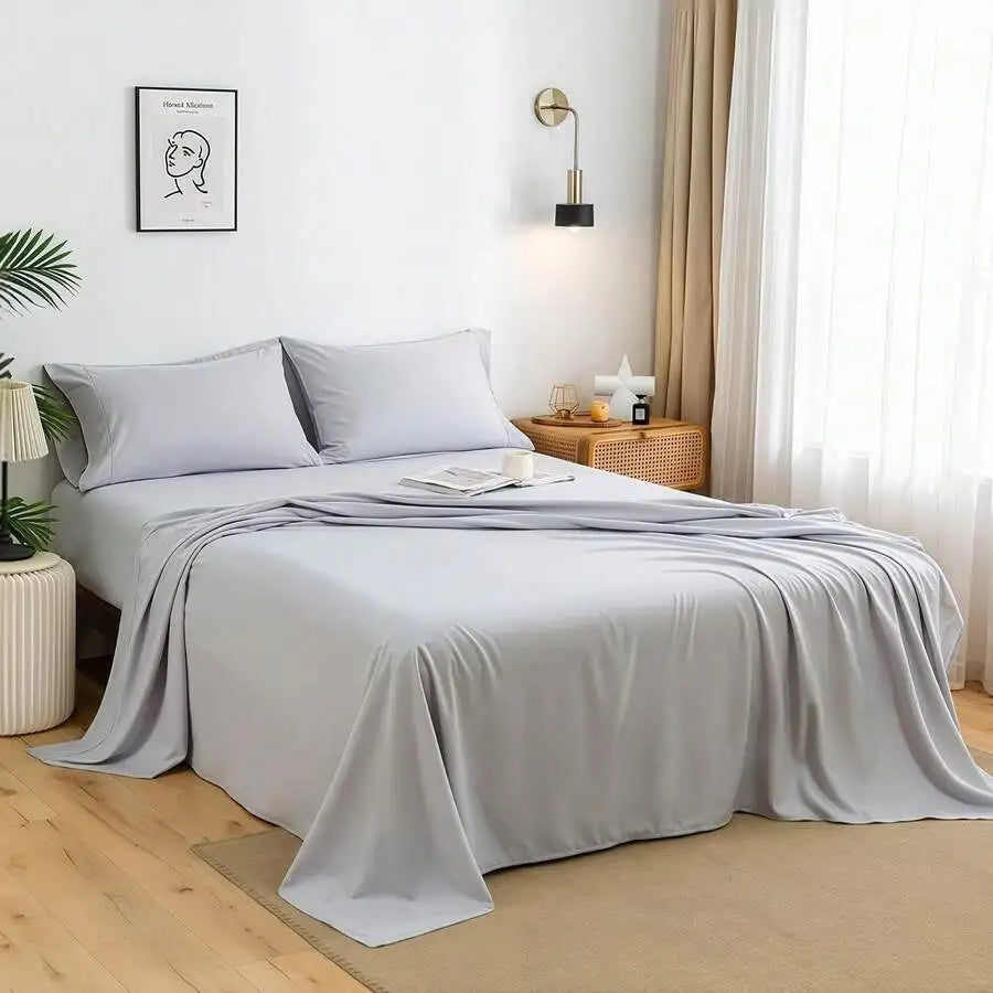 18 Inch Queen Sheets Deep Pocket 4 Piece Set